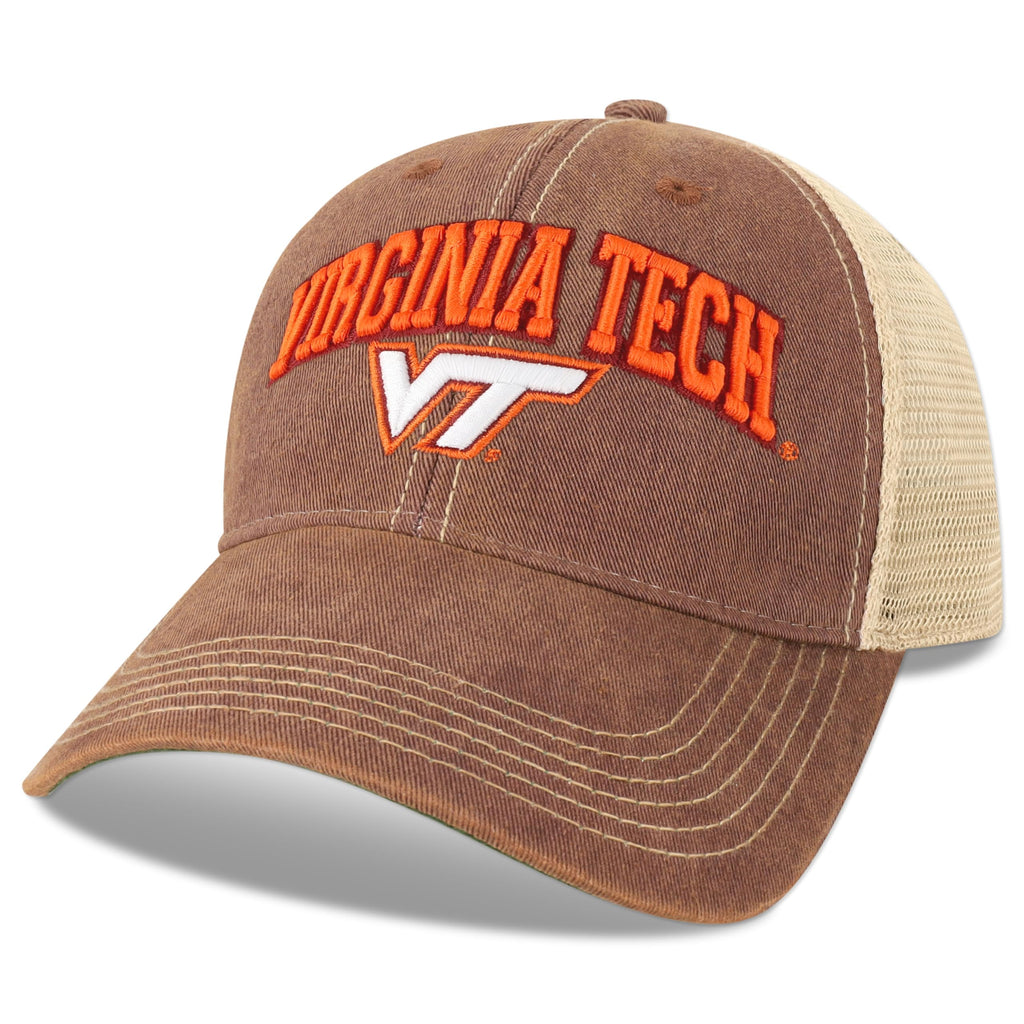 Legacy NCAA Officially Licensed Baseball Hat, Virginia Tech Hokies, Lightweight Cap for Men & Women, Old Favorite Trucker Adjustable (OFA), Burgundy Trucker, One Size Fits Most, Snapback Closure