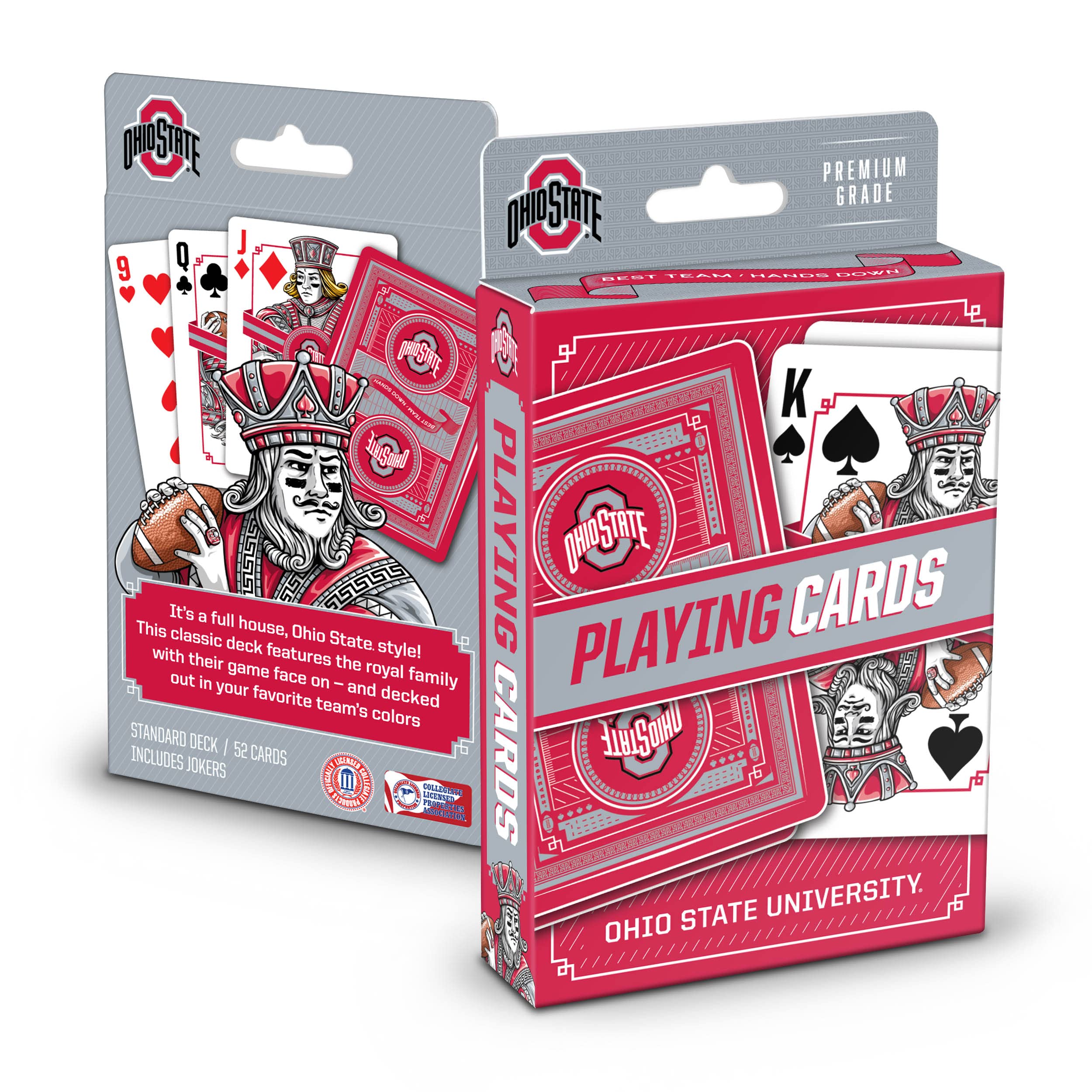 STUD playing cards（Ohio）レアデック YouTheFan NCAA Ohio State Buckeyes Classic Series Playing Cards