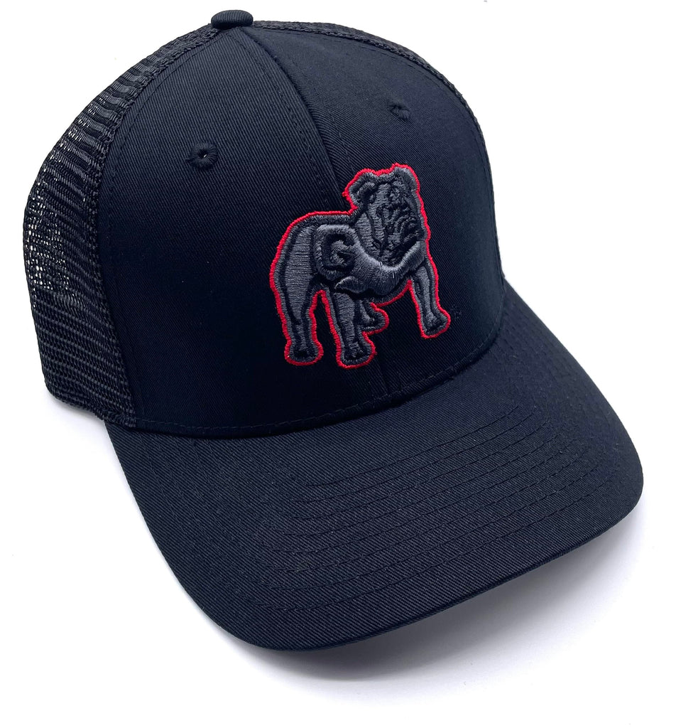 Officially Licensed University Georgia Trucker Hat Classic Bulldogs Mascot Team Logo Adjustable Cap