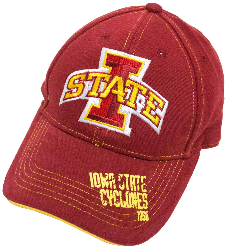 Donegal Bay NCAA Iowa State Cyclones Dark Red Adjustable Applique Cap