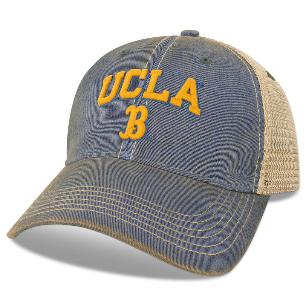 Legacy NCAA Officially Licensed Baseball Hat, UCLA Bruins, Lightweight Cap for Men & Women, Old Favorite Trucker Adjustable (OFA), Blue Trucker, One Size Fits Most, Snapback Closure