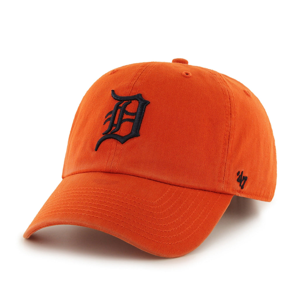 47 MLB Detroit Tigers Men's Clean Up Cap, Orange