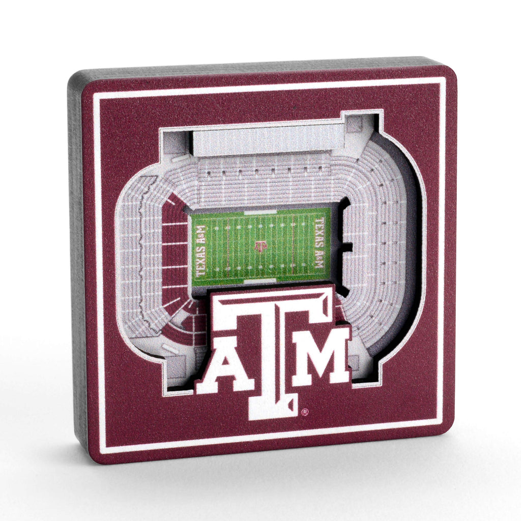 YouTheFan NCAA Texas A&M Aggies 3D StadiumView Magnets - Kyle Field