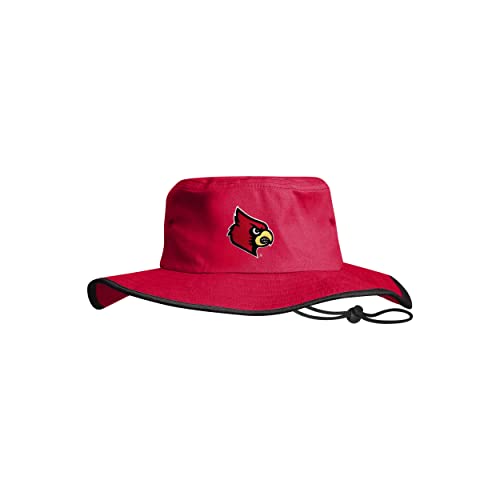 FOCO Louisville Cardinals NCAA Solid Boonie Hat