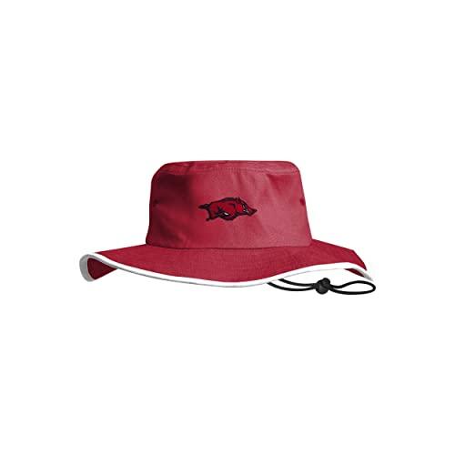 Arkansas Razorbacks Red FOCO NCAA Solid Boonie Hat - Campus Hats