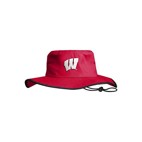 FOCO Wisconsin Badgers Solid Boonie Hat