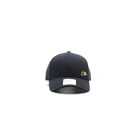 Nike DC3988-010 U NSW L91 Metal Futura Cap Hat Unisex-Adult Black/(Metallic Gold) MISC
