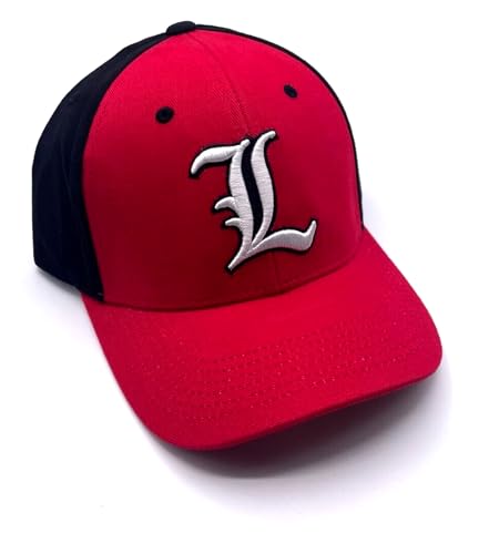 Officially Licensed University Louisville Classic Two-Tone Hat Adjustable Cardinals Team Logo Embroidered Cap