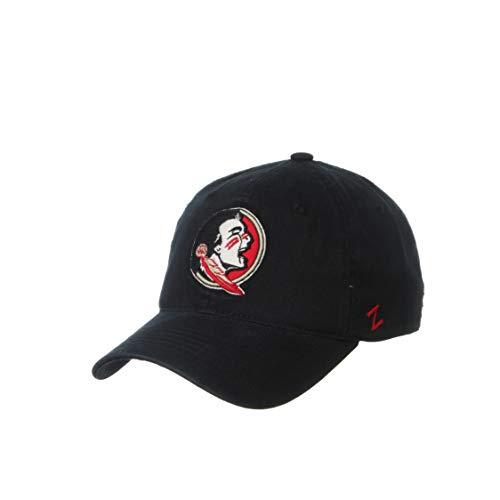 Florida State Seminoles Black Cotton Scholarship Adjustable Hat - Campus Hats