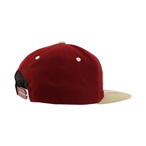 Zephyr NCAA Officially Licensed Snapback Hat - Team Color Competitor Hat - Structured Curve Fit - View #7