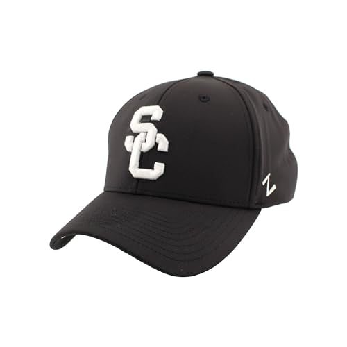 Zephyr Standard NCAA Officially Licensed Hat Fitted Hype Black, Large