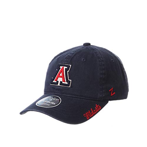 Zephyr NCAA Arizona Wildcats Womens Adjustable Scholarship Hat Icon Team Color, Arizona Wildcats Navy, Adjustable