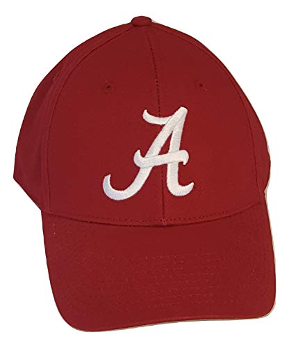 Alabama Crimson Tide Logo Cap Adjustable Hat (Crimson)