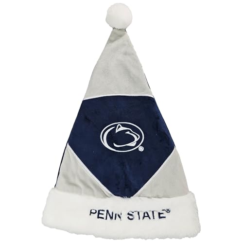 FOCO Penn State University – Collector's Edition Nittany Lions Santa Hat – Represent The Navy Blue and White - Show Your Big 10 Spirit with Officially Licensed NCAA Holiday Fan Apparel and Gift