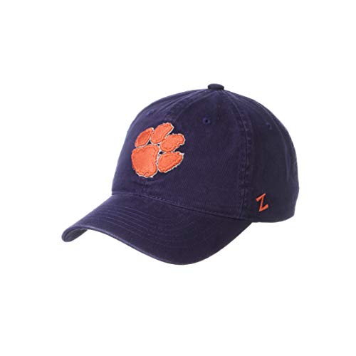 Zephyr NCAA Clemson Tigers Mens Adjustable Scholarship Hat Secondary Color, Clemson Tigers Purple, Adjustable