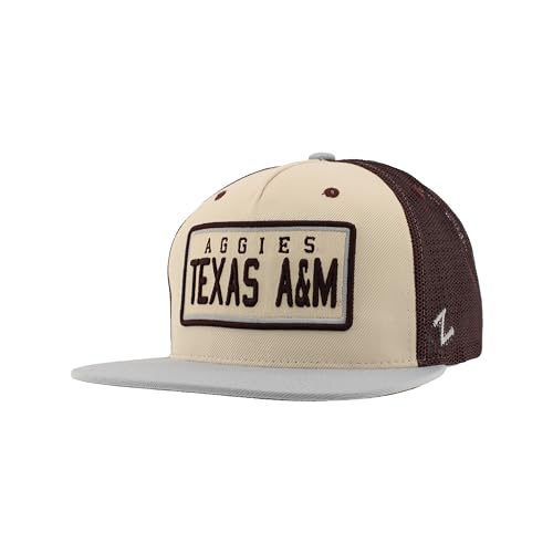 Zephyr Standard NCAA Officially Licensed Hat Trucker Paradigm, Stone