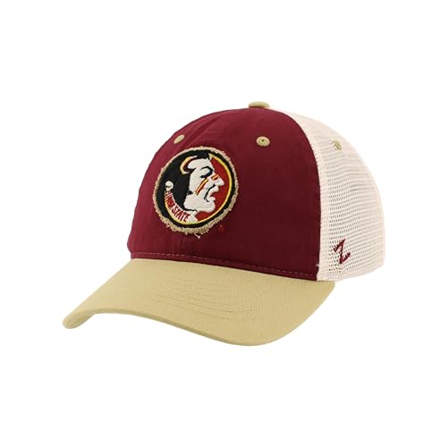 Zephyr Standard NCAA Officially Licensed Hat Snapback Vault Stowe, Stone, One Size
