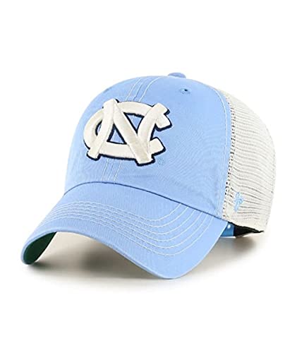 '47 NCAA Trawler Mesh Clean Up Adjustable Hat, Adult One Size Fits All (North Carolina Tar Heels Blue)