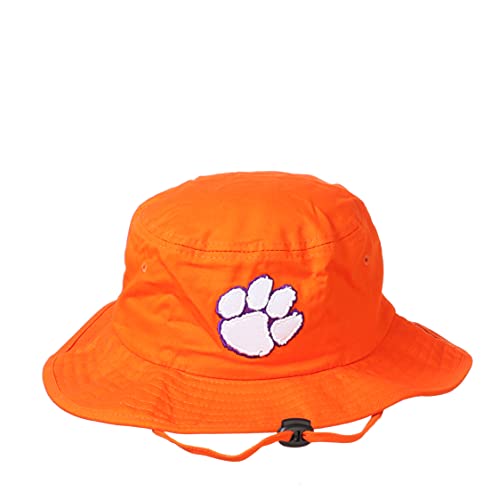 Zephyr NCAA Clemson Tigers Mens Bucket Hat Trainer Team Color, Clemson Tigers Orange, Large