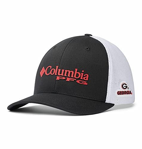 Georgia Bulldogs Men's PFG Columbia Mesh Flex Fitted Large/X-Large UGA Hat - Campus Hats