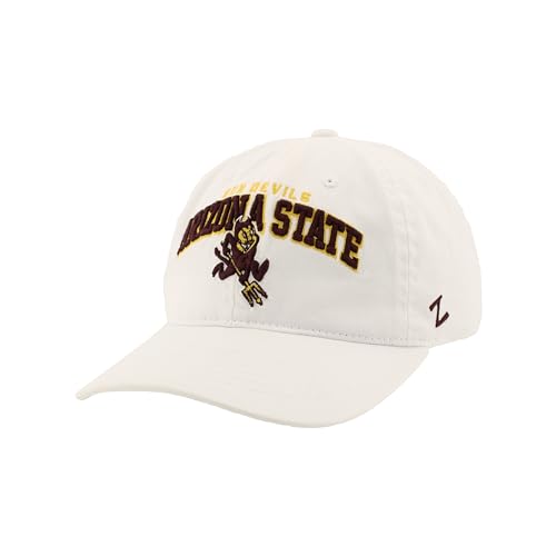 Zephyr Standard NCAA Officially Licensed Hat Scholarship Classic White, One Size