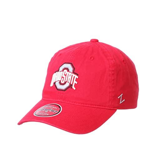 Ohio State Buckeyes Red Cotton Scholarship Adjustable Hat - Campus Hats