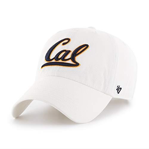 California Golden Bears UC Berkeley White Clean Up Adjustable Hat - Campus Hats