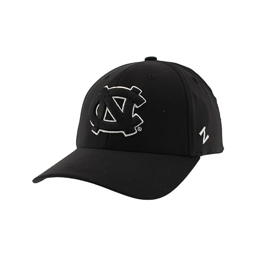 Zephyr Standard NCAA Officially Licensed Hat Fitted Hype Black, Large