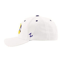 Zephyr Officially Licensed NCAA South Carolina Gamecocks Snapback Hat - Structured Cotton Twill Cap, Competitor White - View #14