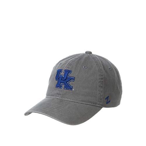 Kentucky Wildcats Mens Blue Gray Cotton Scholarship Adjustable Hat - Campus Hats