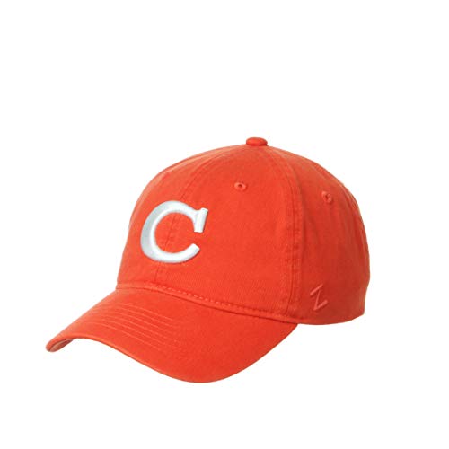 Zephyr NCAA Clemson Tigers Mens Adjustable Scholarship Vault Hat, Clemson Tigers Orange, Adjustable