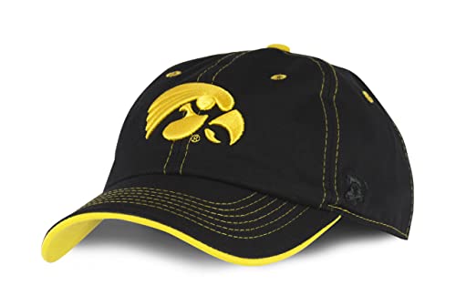 University of Iowa Hawkeyes Baseball Hat Adjustable Cap Mens & Womens Football Wrestling Basketball Softball (IA-019HT)