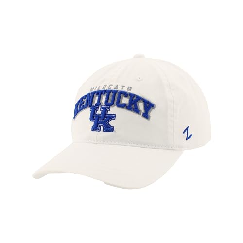 Zephyr Standard NCAA Officially Licensed Hat Scholarship Classic White, One Size