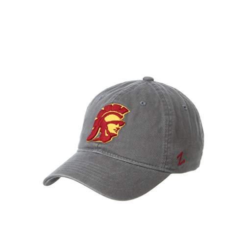 NCAA USC Trojans Mens Adjustable Scholarship Hat Charcoal, Usc Trojans Charcoal, Adjustable - Campus Hats