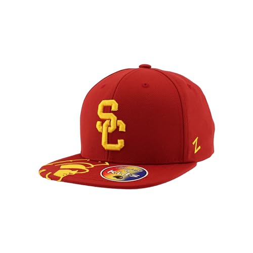 Zephyr Unisex Kid's NCAA Officially Licensed Youth Adjustable Hat Z11 Sidekick, Team Color, One Size