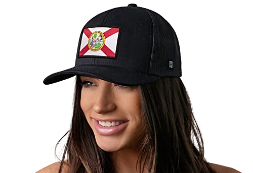 HAKA Florida Flag Hat – Florida Trucker Hat FL Baseball Cap Snapback G