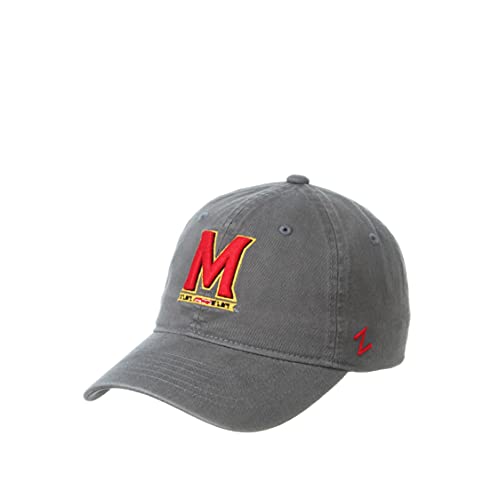 NCAA Maryland Terrapins Mens Adjustable Scholarship Hat Charcoal,Maryland Terrapins Charcoal, Adjustable, One size