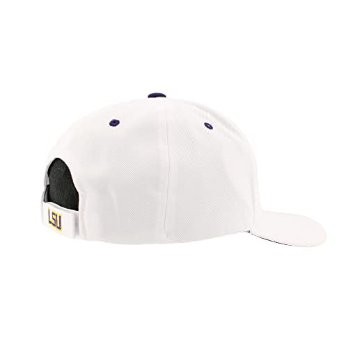 Zephyr Officially Licensed NCAA South Carolina Gamecocks Snapback Hat - Structured Cotton Twill Cap, Competitor White - View #11