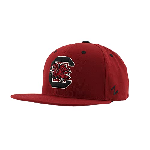 Zephyr Standard NCAA Officially Licensed Snapback Hat Flat Brim Z11, Team Color, One Size
