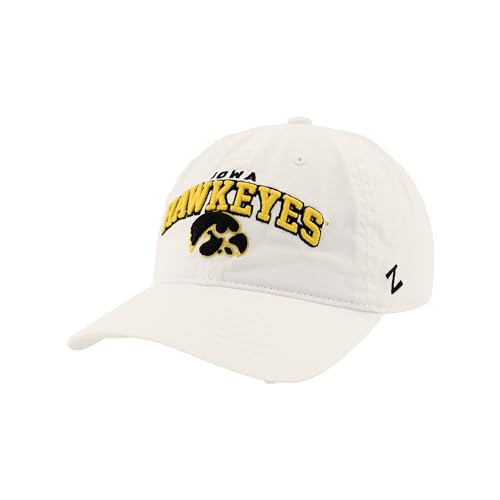 Zephyr Standard NCAA Officially Licensed Hat Scholarship Classic White, One Size