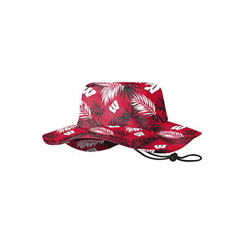 Wisconsin Badgers Floral Boonie Hat