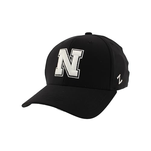 Zephyr Standard NCAA Officially Licensed Hat Fitted Hype Black, Large