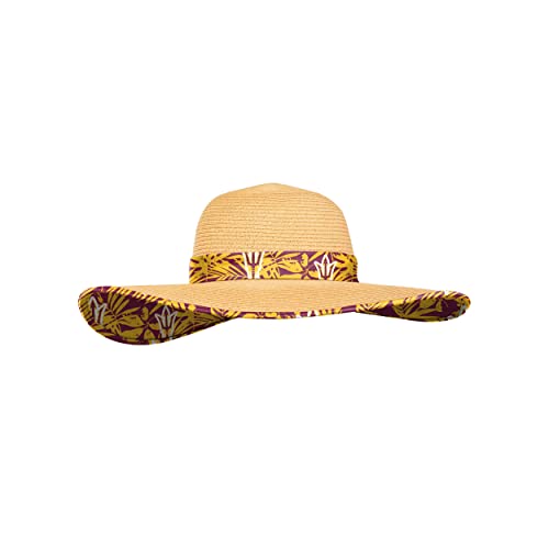 FOCO Arizona State Sun Devils NCAA Womens Floral Straw Hat