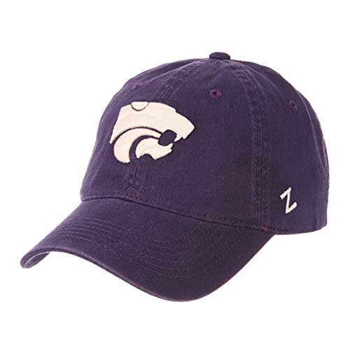 NCAA Zephyr Kansas State Wildcats Mens Scholarship Relaxed Hat, Adjustable, Team Color