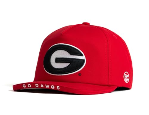 Dyme Lyfe Mens Georgia Bulldogs Big Bill Snapback Hat OSFM Red
