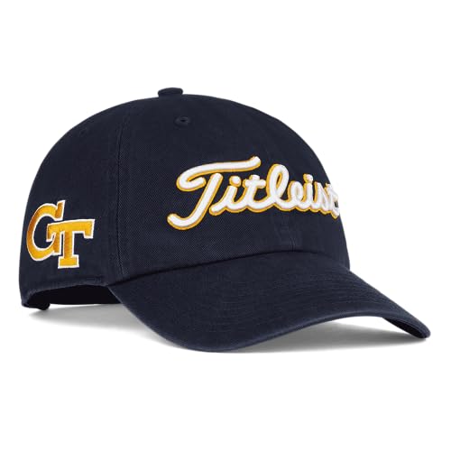 Titleist Georgia Tech Yellow Jackets Garment Wash Adjustable Hat
