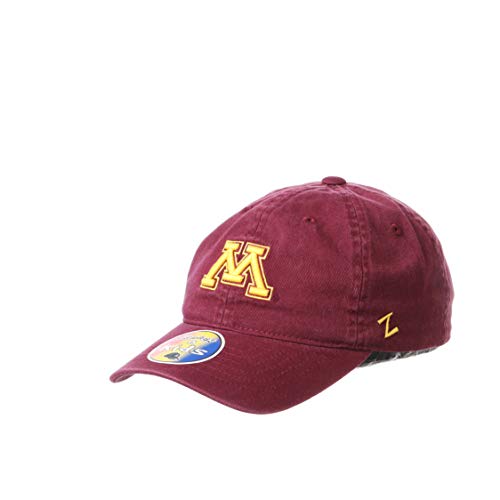 NCAA Minnesota Golden Gophers Adjustable Scholarship Hat Kids Team Color, Minnesota Golden Gophers Maroon, Adjustable