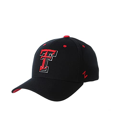 NCAA Zephyr Texas Tech Red Raiders Mens ZH Stretch Fit Hat, Medium/Lar
