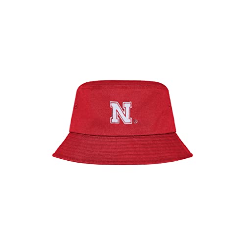 FOCO Nebraska Cornhuskers NCAA Solid Bucket Hat