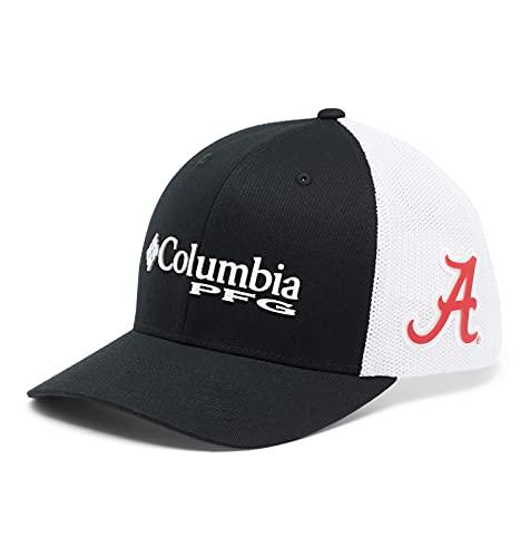 NCAA Alabama Crimson Tide Men's PFG Mesh Snap Back Ball Cap, One Size, ALA - Black - Campus Hats
